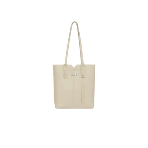 Grand Cabas Grain Cream Leather Tote Bag by UNDC Fashion Ghana