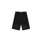 UNDC Monochrome Black Denim Jorts by UNDC Fashion Ghana